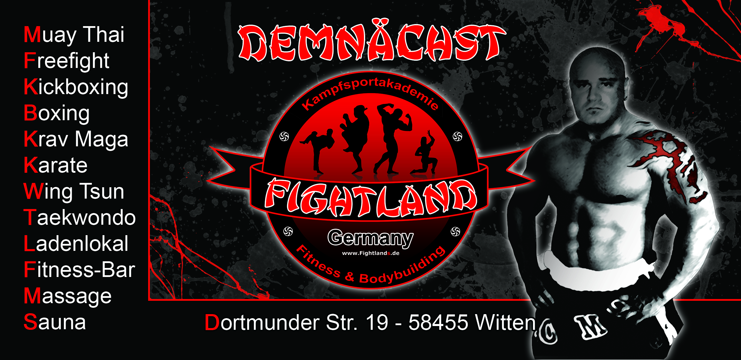 Flyer front redsplat