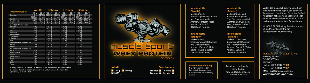 Musclesport Label Whey Protein